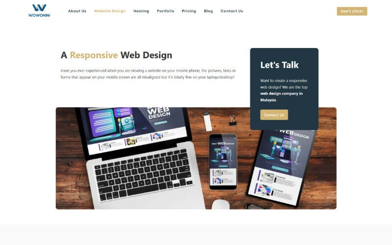 wowonini web design