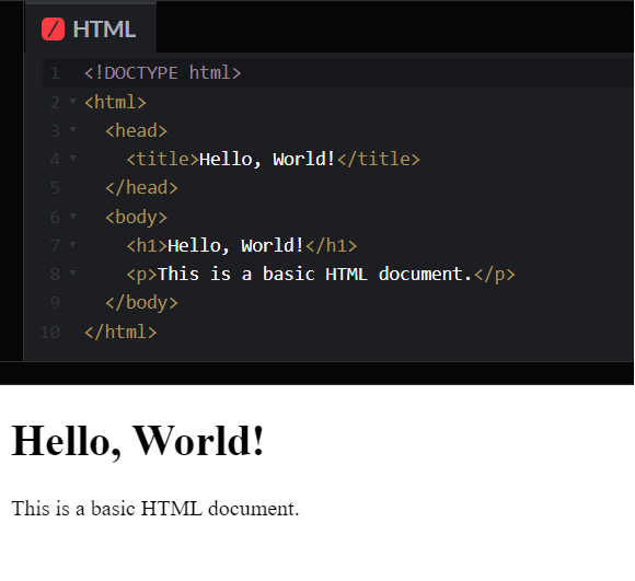 HTML doc